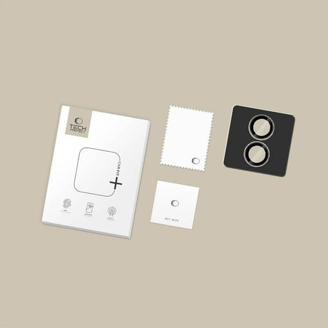 Протектор за Камерата на iPhone 17, Tech-Protect CamRing Fit Glass, Черен (4)