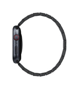 Кевларена Каишка за Apple Watch, Pitaka Carbon Fiber Watch Band Black/Gray, Черен (6)