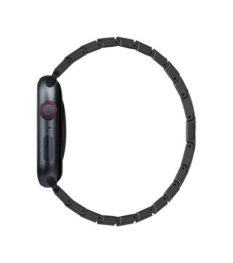 Кевларена Каишка за Apple Watch, Pitaka Carbon Fiber Watch Band Black/Gray, Черен (6)