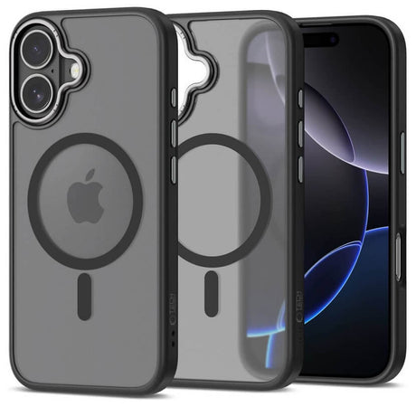 Magsafe Калъф за iPhone 17, Tech-Protect MagEdge Case, Черен