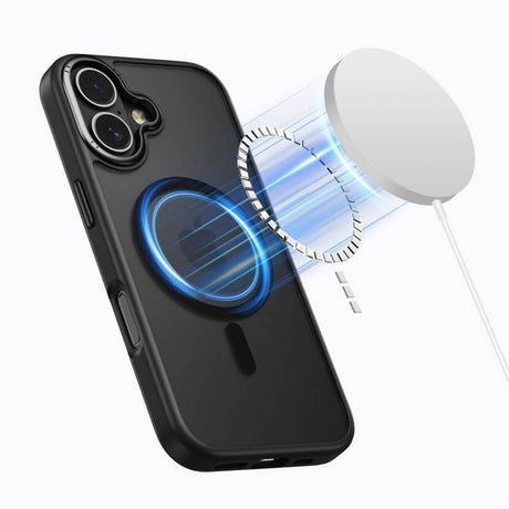 Magsafe Калъф за iPhone 17, Tech-Protect MagEdge Case, Черен (2)
