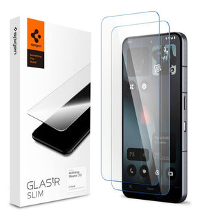 Стъклен Протектор за Nothing Phone 3, Spigen Glas. Tr Slim 2бр., Прозрачен