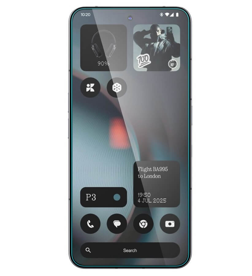 Стъклен Протектор за Nothing Phone 3, Spigen Glas. Tr Slim 2бр., Прозрачен (2)