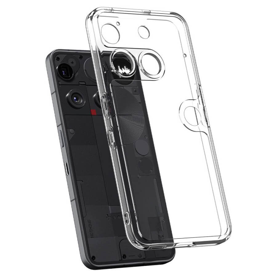 Противоударен Калъф за Nothing Phone 3, Spigen Ultra Hybrid Case, Прозрачен (11)