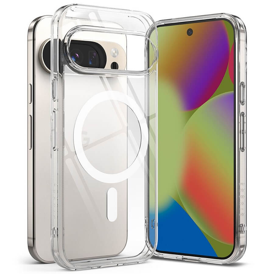 Magsafe Калъф за Google Pixel 10 Pro/ 10, Ringke Fusion Magnetic Case, Прозрачен (3)