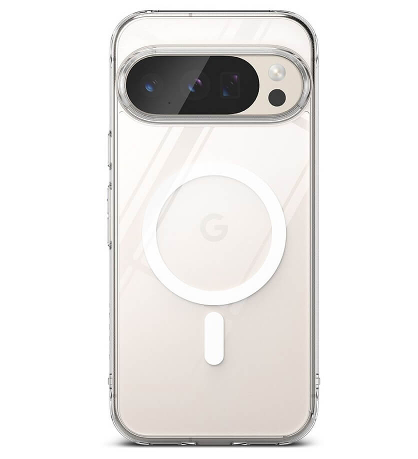 Magsafe Калъф за Google Pixel 10 Pro XL, Ringke Fusion Magnetic Case, Прозрачен (2)