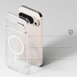Magsafe Калъф за Google Pixel 10 Pro XL, Ringke Fusion Magnetic Case, Прозрачен (4)