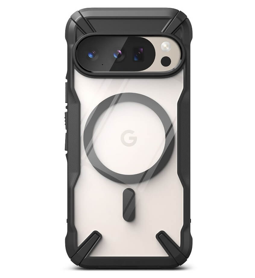Magsafe Калъф за Google Pixel 10 Pro/ 10, Ringke Fusion X Magnetic, Черен (2)