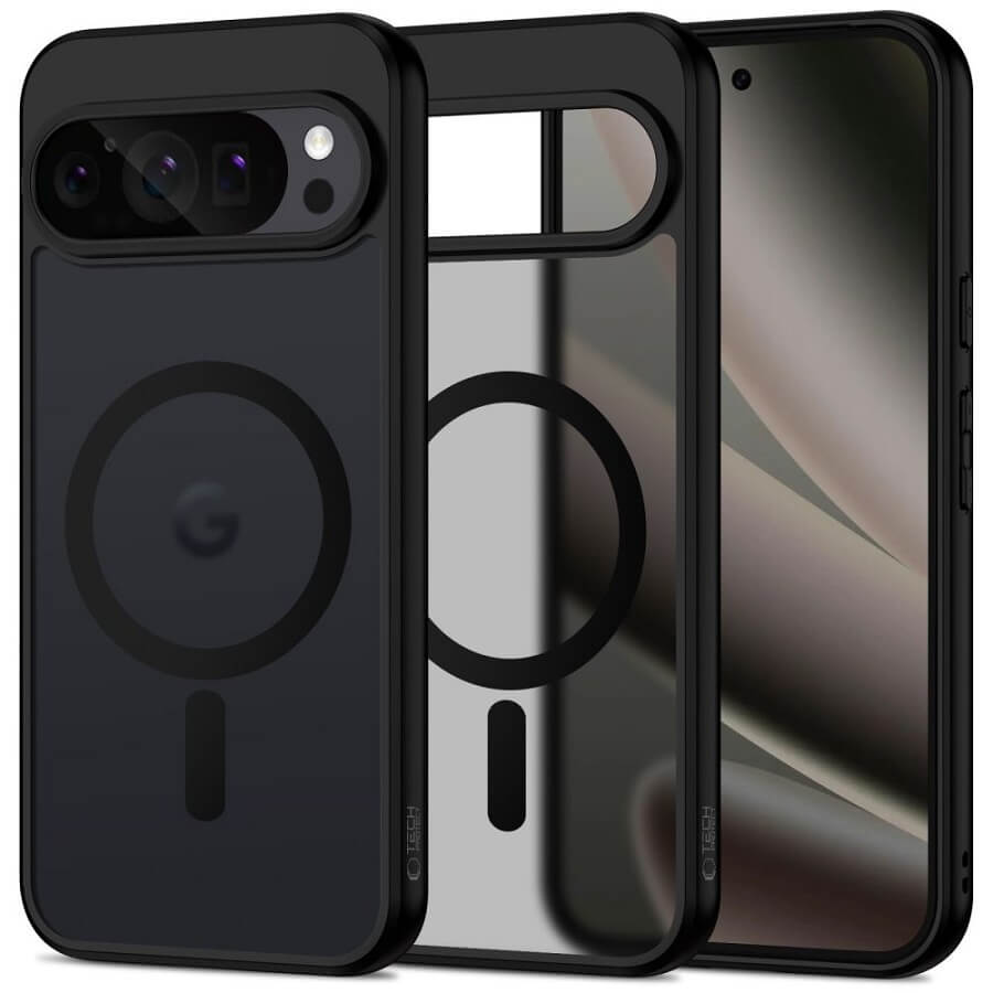 Magsafe Калъф за Google Pixel 10 Pro XL, Tech-Protect MagMat Case, Черен