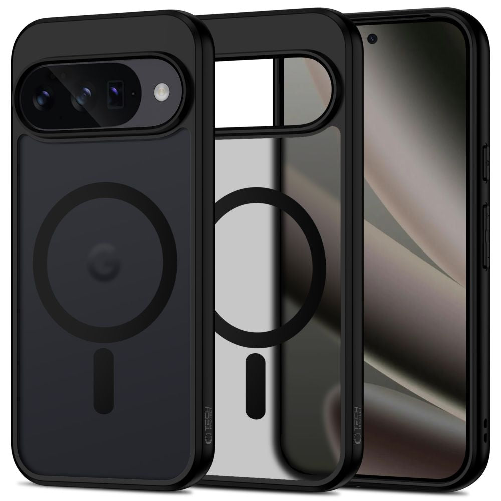 Magsafe Калъф за Google Pixel 10 Pro/ 10, Tech-Protect MagMat Case, Черен