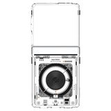 Magsafe Калъф с Предпазител за Samsung Z Flip 7, Spigen Ultra Hybrid Pro Neo One Case, Прозрачен (5)