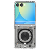 Magsafe Калъф с Предпазител за Samsung Z Flip 7, Spigen Ultra Hybrid Pro Neo One Case, Прозрачен (4)