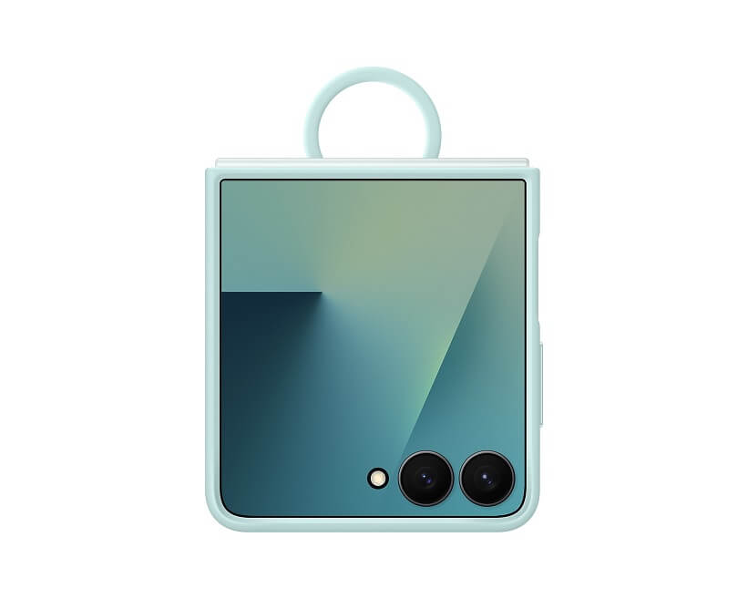 Оригинален Калъф за Samsung Z Flip 7, Ring Case EF-PF766TMEGWW, Зелен (4)