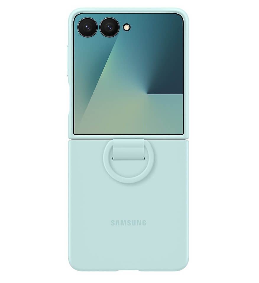Оригинален Калъф за Samsung Z Flip 7, Ring Case EF-PF766TMEGWW, Зелен