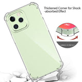 Противоударен Силиконов Калъф за Huawei P30 Lite, Anti-drop Case, Прозрачен (5)