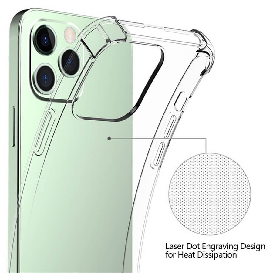 Противоударен Силиконов Калъф за Huawei P30 Lite, Anti-drop Case, Прозрачен (4)