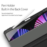 Калъф с Pen Поставка за iPad Pro 11, Dux Ducis Toby Case, Черен (4)