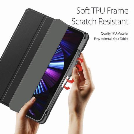 Калъф с Pen Поставка за iPad Pro 11, Dux Ducis Toby Case, Черен (6)