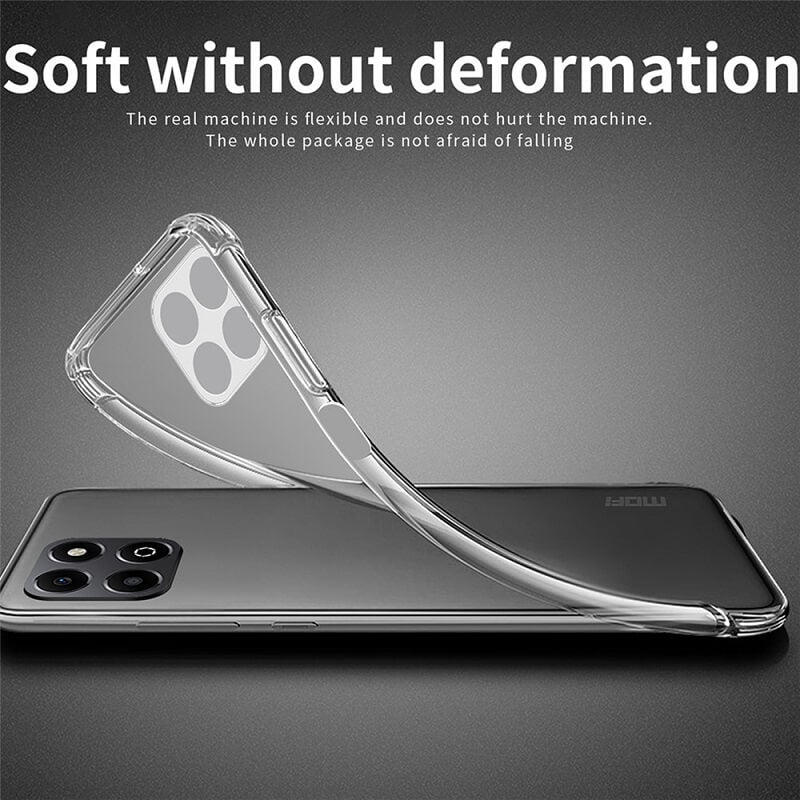 Силиконов Калъф за Honor X6b, Slim Transperant Case, Прозрачен (4)