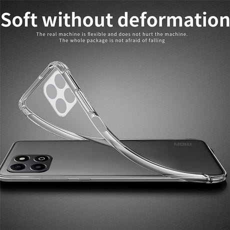 Силиконов Калъф за Honor X6b, Slim Transperant Case, Прозрачен (4)