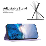 Кожен Калъф с Джобове за Honor X6b, Wallet Book Case, Лилав (4)