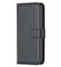 Кожен Калъф с Джобове за Honor X6b, Wallet Book Case, Черен