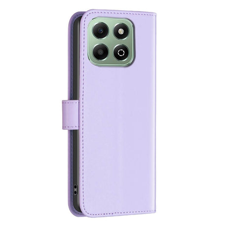 Кожен Калъф с Джобове за Honor X6b, Wallet Book Case, Лилав (2)
