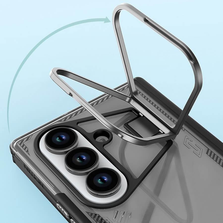 Противоударен Калъф за Samsung Z Fold 7, Nillkin Iceblade CamProp Case, Сив (9)