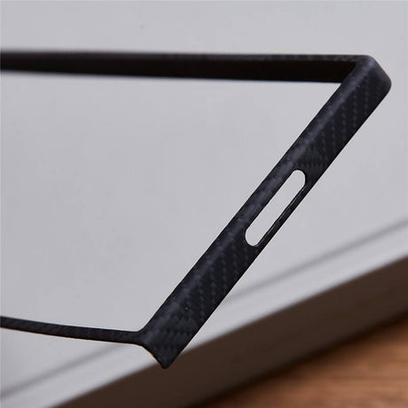 Magsafe Карбонов Калъф за Samsung Z Fold 5, Fiber Case, Черен (8)