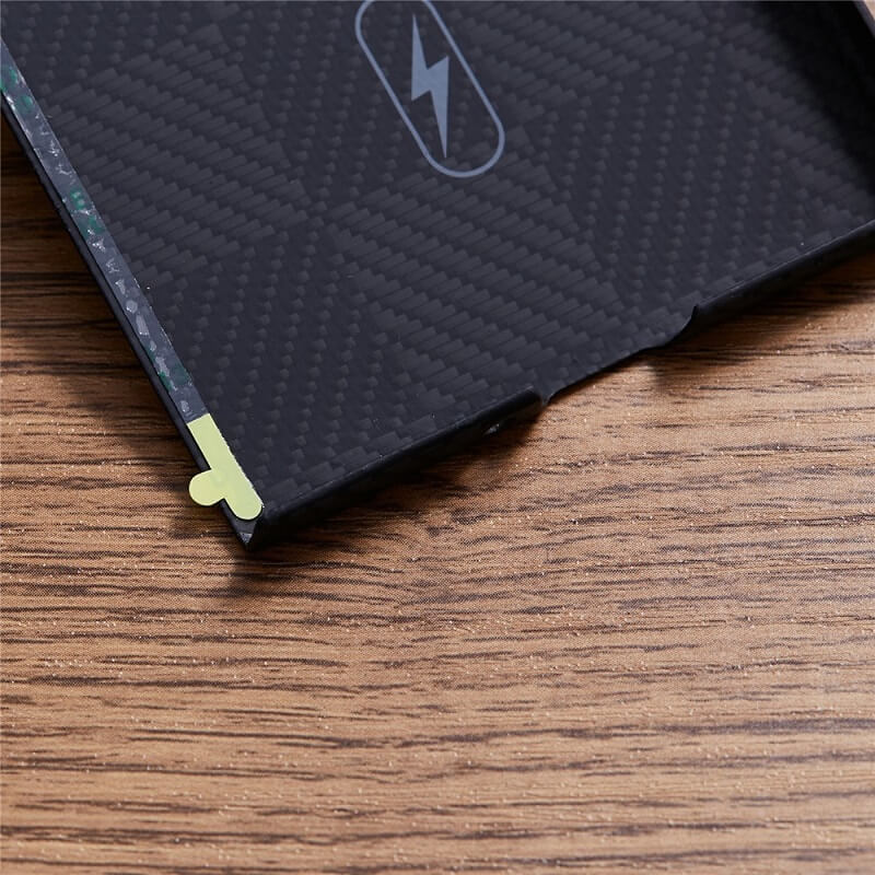 Magsafe Карбонов Калъф за Samsung Z Fold 5, Fiber Case, Черен (7)