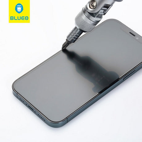 Матов Стъклен Протектор за iPhone 17, Blueo Matte 5D Glass, Прозрачен (3)