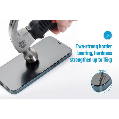 Матов Стъклен Протектор за iPhone 17, Blueo Matte 5D Glass, Прозрачен (6)