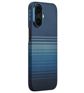 Magsafe Калъф за iPhone 17, Pitaka Edge Moonrise Case, Син