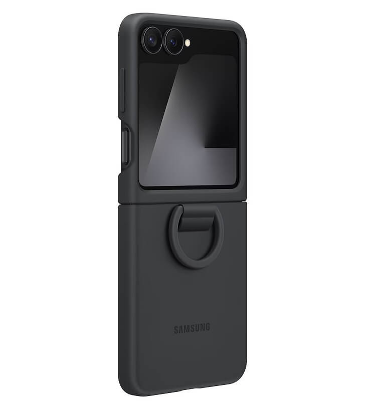 Оригинален Силиконов Калъф Samsung Z Flip 7 FE/Z Flip 6, Silicone Case EF-PF741TBEGWW, Черен