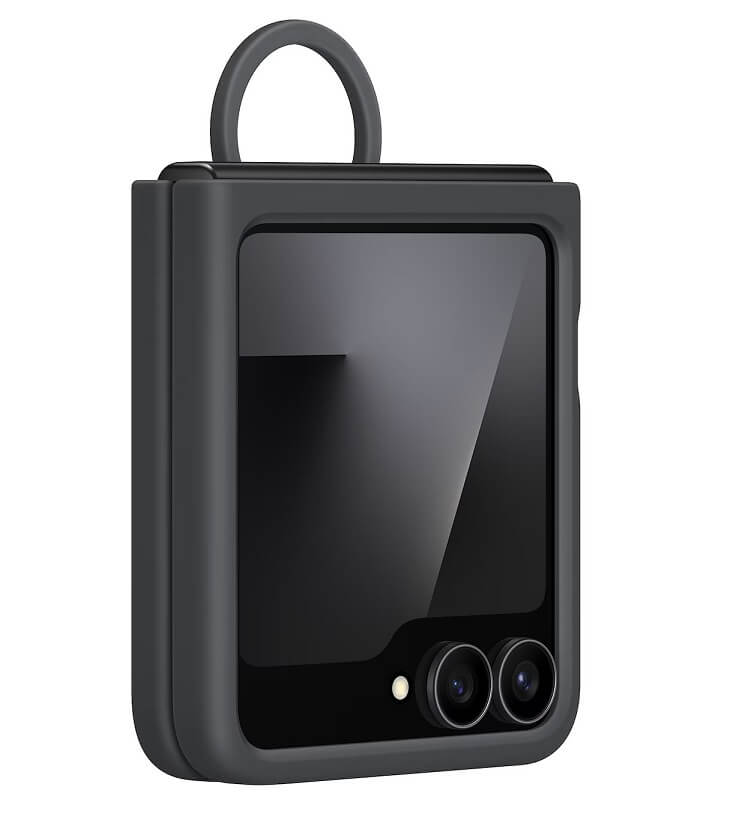 Оригинален Силиконов Калъф Samsung Z Flip 7 FE/Z Flip 6, Silicone Case EF-PF741TBEGWW, Черен (4)