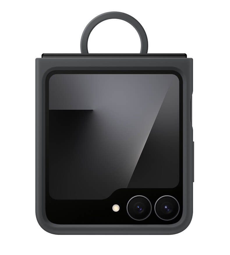 Оригинален Силиконов Калъф Samsung Z Flip 7 FE/Z Flip 6, Silicone Case EF-PF741TBEGWW, Черен (3)
