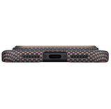 Magsafe Калъф за iPhone 17 Pro Max, Pitaka Edge Sunset Case, Кафяв (4)
