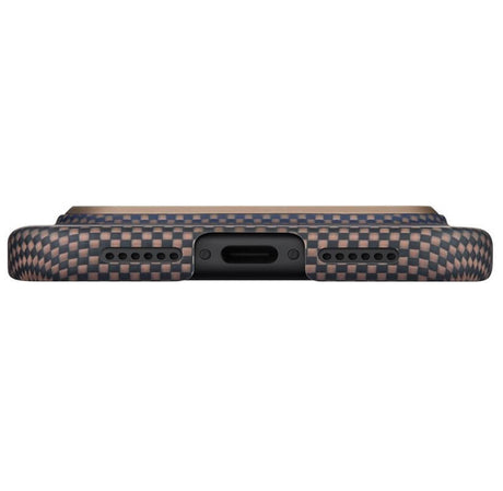 Magsafe Калъф за iPhone 17 Pro, Pitaka Edge Sunset Case, Кафяв (5)