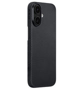 Magsafe Калъф за iPhone 17, Pitaka Edge Black-Gray Case, Черен