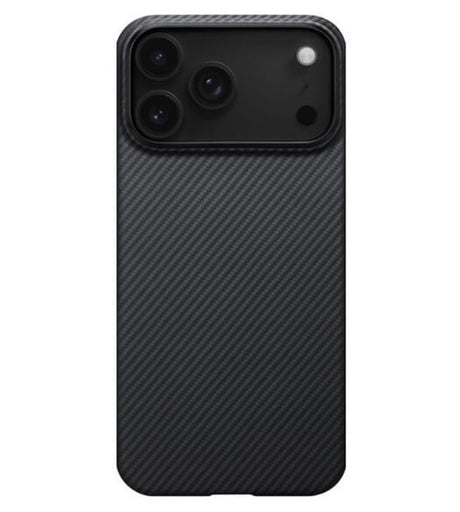 Magsafe Калъф за iPhone 17 Pro, Pitaka Edge Black-Gray Case, Черен (2)
