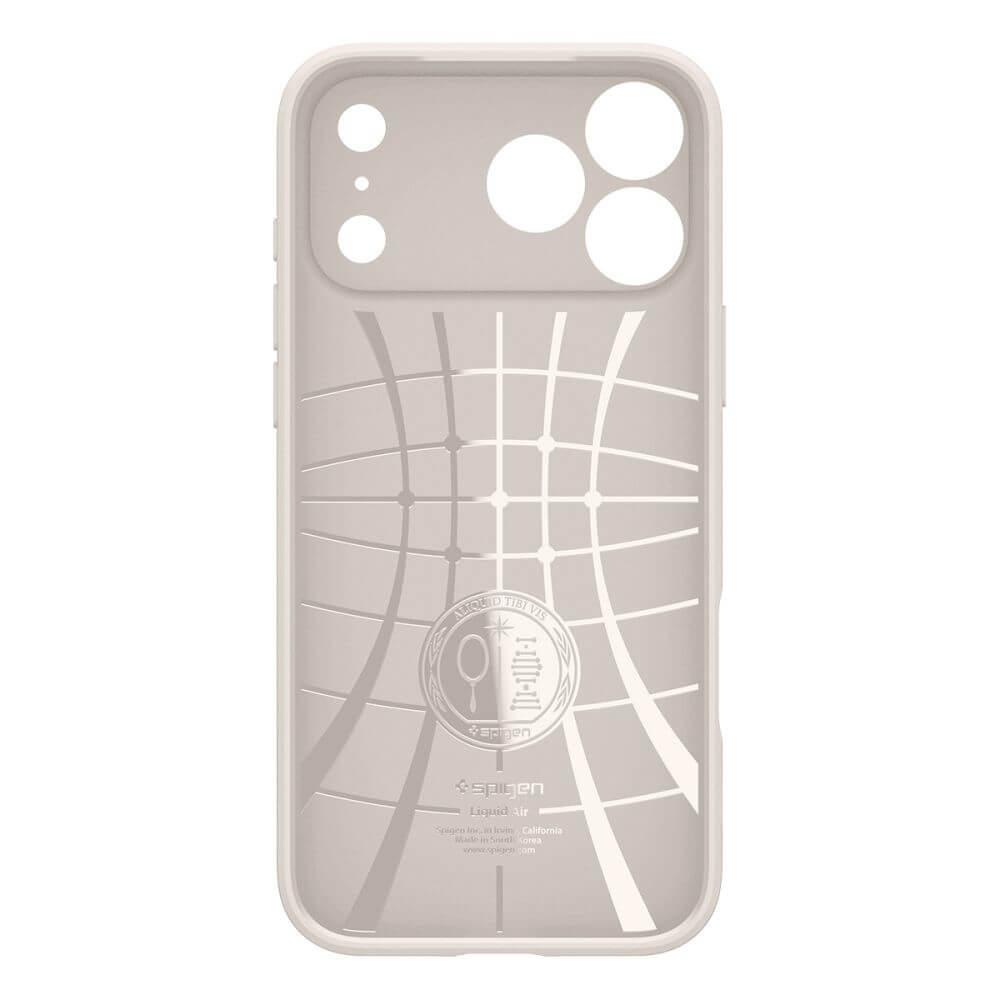 Противоударен Калъф за iPhone 17 Pro, Spigen Liquid Air Case, Бежов (8)