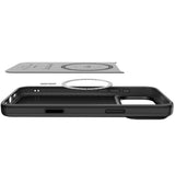 Magsafe Калъф за iPhone 17 Pro, Spigen Enzo Aramid T Case, Черен (6)