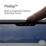 Magsafe Калъф за iPhone 17 Pro, Pitaka Edge Black-Gray Case, Черен (4)