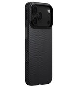 Magsafe Калъф за iPhone 17 Pro Max, Pitaka Edge Black-Gray Case, Черен (2)