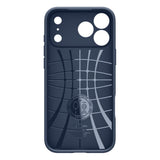 Противоударен Калъф за iPhone 17 Pro, Spigen Liquid Air Case, Син (8)