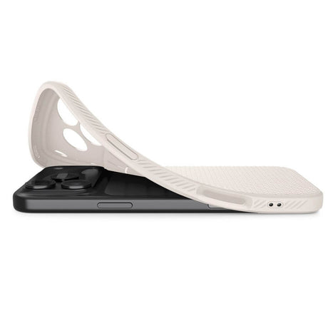 Противоударен Калъф за iPhone 17 Pro Max, Spigen Liquid Air Case, Бежов (6)