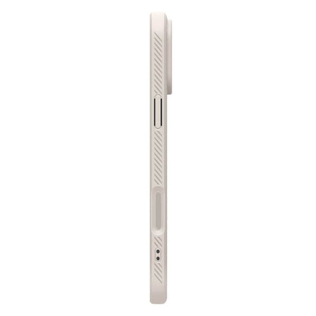 Противоударен Калъф за iPhone 17 Pro Max, Spigen Liquid Air Case, Бежов (5)