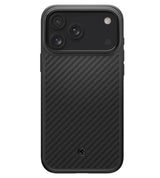 Magsafe Калъф за iPhone 17 Pro Max, Spigen Enzo Aramid T Case, Черен (2)
