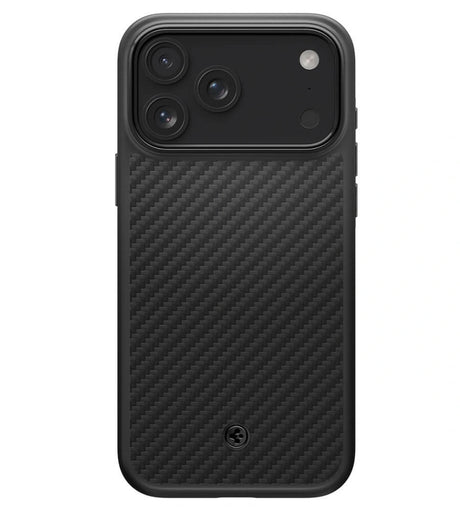 Magsafe Калъф за iPhone 17 Pro Max, Spigen Enzo Aramid T Case, Черен (2)