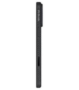 Magsafe Калъф за iPhone 17 Pro, Pitaka Aramid UltraGuard Black-Gray Case, Черен (3)